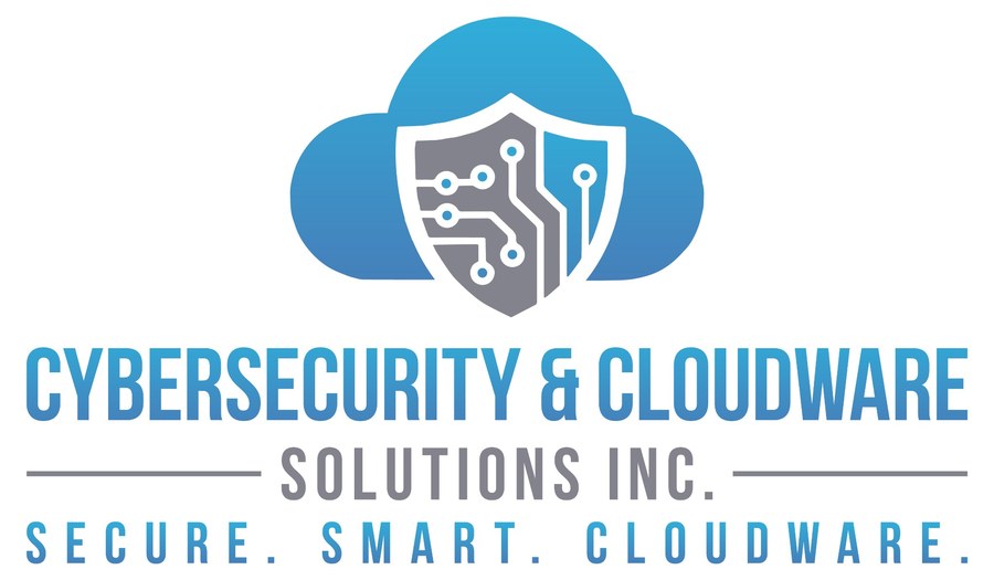 Cybersecurity and Cloudware Solutions Inc. official logo with Secure. Smart. Cloudware. slogan