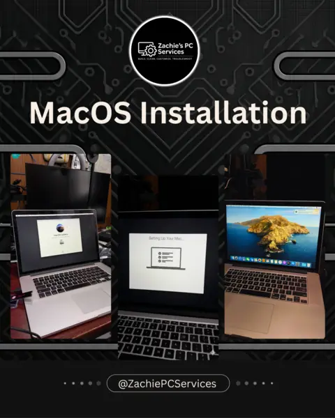 Mac computers during macOS installation and startup validation